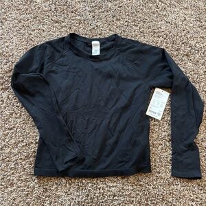 Athleta Black Long Sleeve Top
